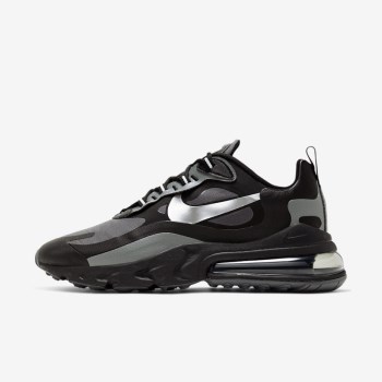 Nike Air Max 270 React Winter - Férfi Utcai Cipő - Fekete/Sötét Szürke/Metal Titán